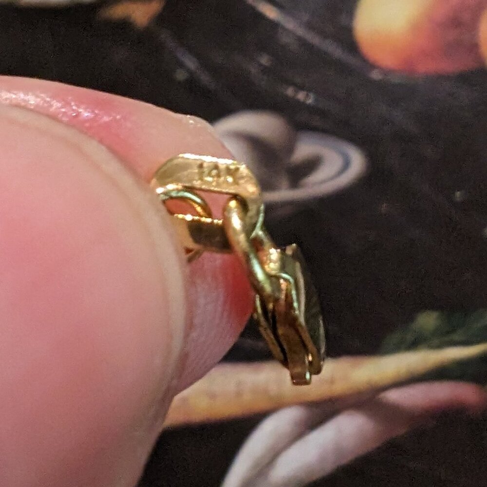 14k Yellow and White Gold Snake Chain - Picture 3 of 9
